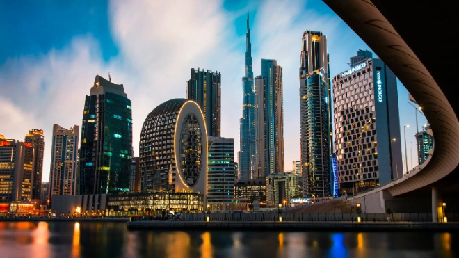 Dubai skyline UAE