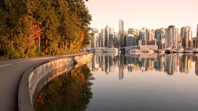 The skyline of Vancouver